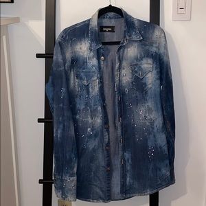 Dsquared Men’s jean shirt.